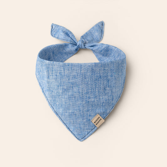 Bandana Jaspeada azul claro