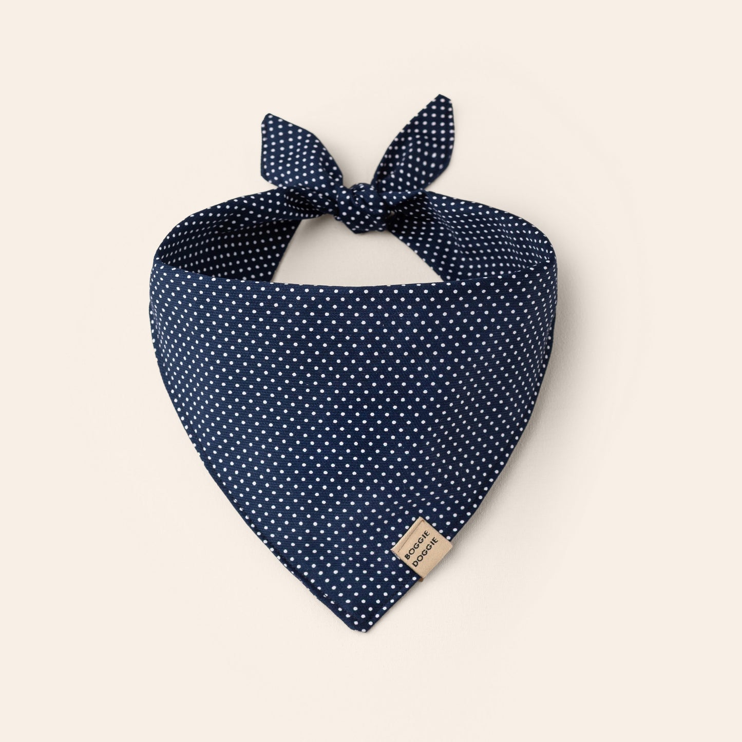 Bandana Azul marino con Lunares