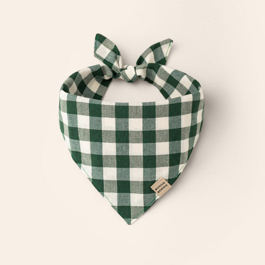 Bandana de cuadros Verde Bosque