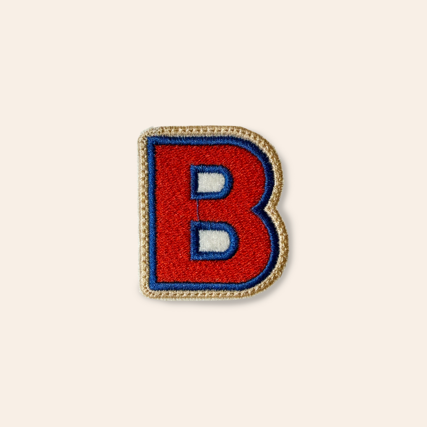Parche Letra "B" roja