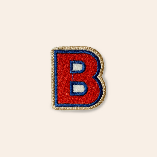 Parche Letra "B" roja