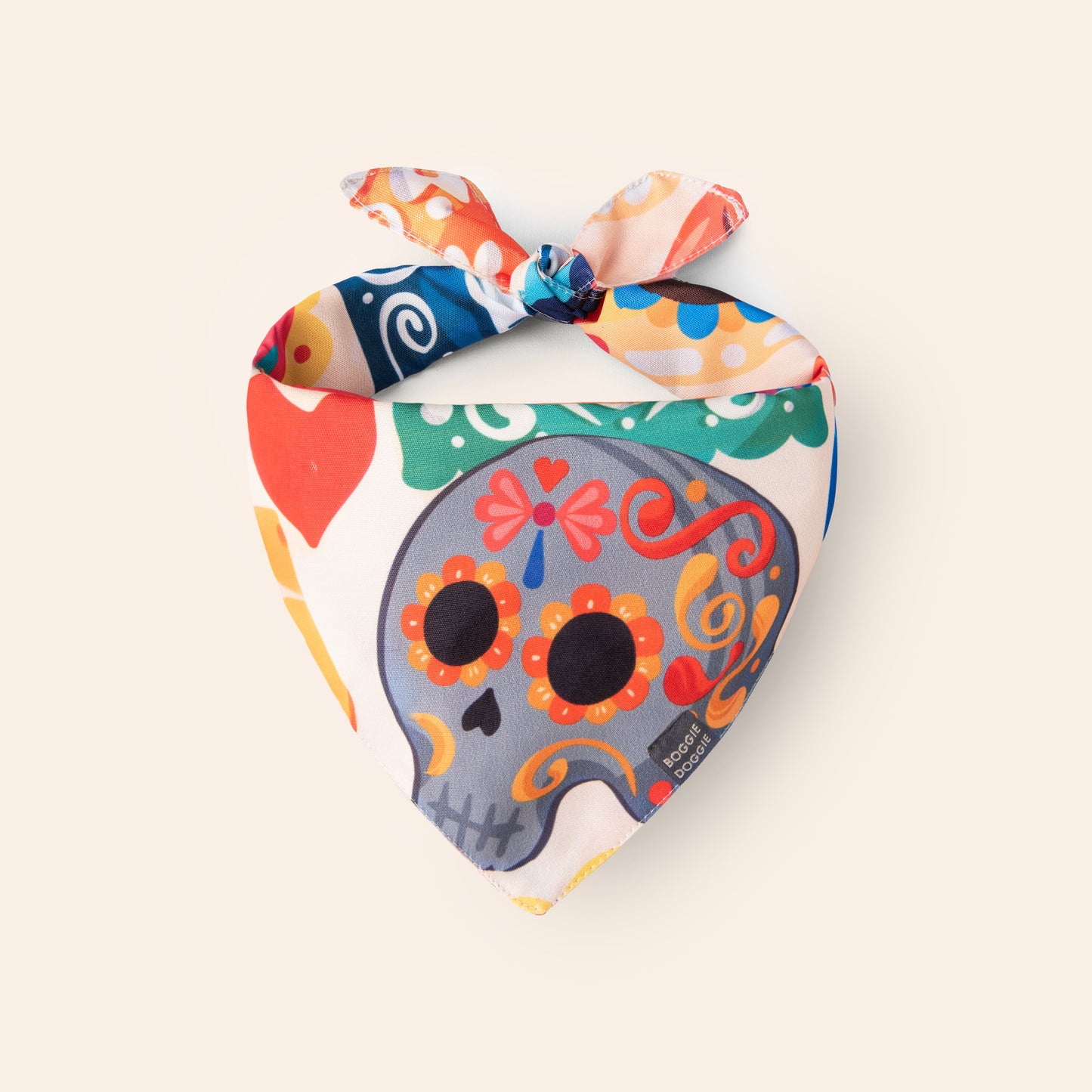 Bandana de Calaveras y papel picado