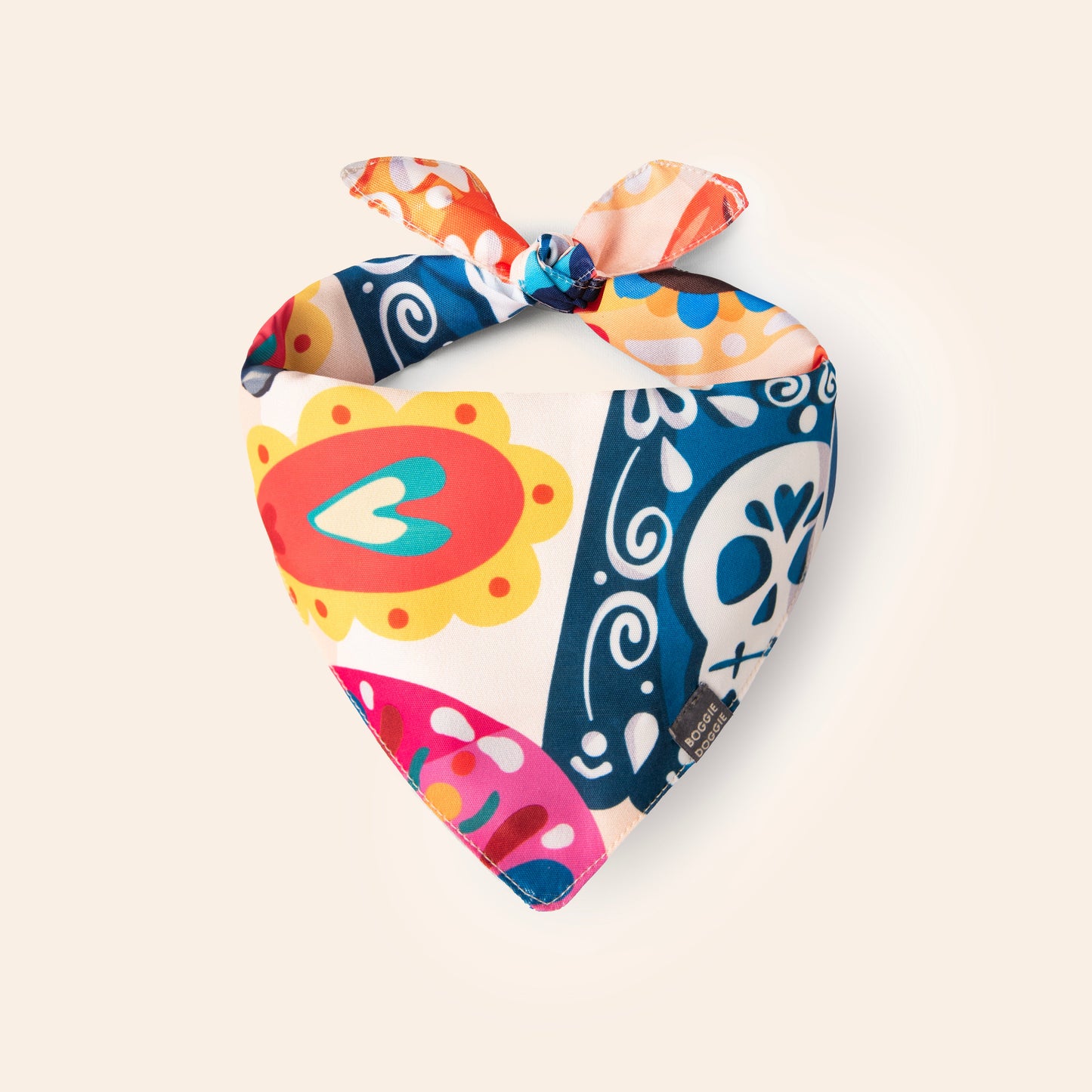 Bandana de Calaveras y papel picado