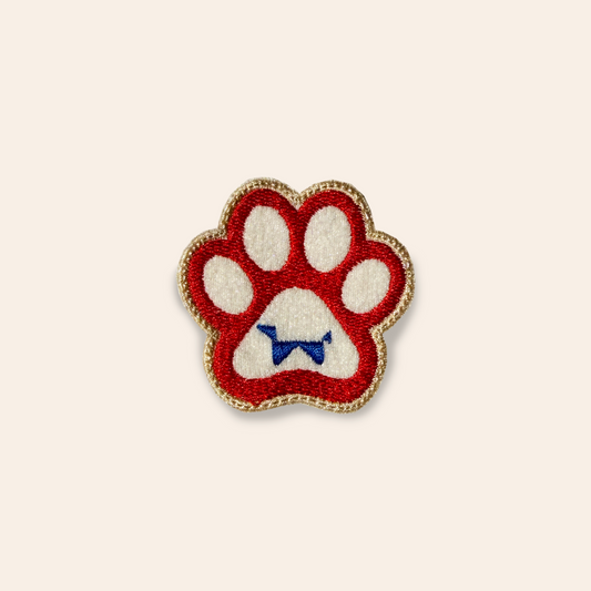 Parche Huellita roja
